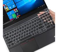 Funda de Teclado para Lenovo ThinkPad E15 Gen 4/3/2, ThinkPad L15 Gen 2/1, ThinkPad T15 T15p T15g P15 P15s P15v Gen 3/2/1, ThinkPad E580 E590 E595 L580 L590 P52 P52 53 P72 P73 T570 T575 T580 T590 -BK