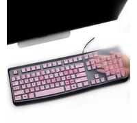 Funda de teclado para Logitech K120 y MK120, teclado USB ergonómico de escritorio, Logitech K120 y MK120 US Layout impermeable y antipolvo