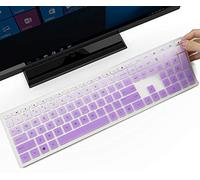 Funda de teclado para PC HP Pavilion 27 todo en uno 27-xa0014/27 Xa0055Ng/0370Nd/0076Hk/0010Na, HP Pavilion 24" 24-xa0020 Xa0002A Xa0032 xa0013w, HP Pavilion todo en One Accessories, Ombre Purple