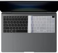Funda de teclado para Samsung Galaxy Book 3 Pro 360 NP960XFG NP964XFG (15,6 pulgadas), ultra (16 pulgadas), protector de pantalla de silicona, transparente
