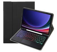 Funda de Teclado para Samsung Galaxy Tab S10 FE (10.9 Pulgadas) SM-X520 | SM-X526B / Galaxy Tab S10 Lite (SM-X400 / SM-X406B), Teclado inalámbrico Bluetooth, Teclado retroiluminado, Mouse táctil