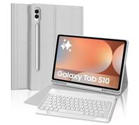 Funda de teclado para Samsung Galaxy Tab S10 Ultra / S9 Ultra / S8 Ultra de 14.6 pulgadas, teclado Bluetooth inalámbrico desmontable magnético inteligente, funda protectora delgada con soporte para