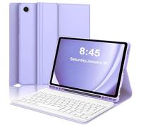 Funda de teclado para Samsung Galaxy Tablet A11 Plus 2025/A9 Plus 2023 5G de 11 pulgadas, teclado Bluetooth inalámbrico recargable y desmontable, funda inteligente con soporte para lápiz capacitivo