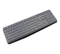 Funda de teclado para teclado inalámbrico Logitech K235 MK235 y K375S, compatible con Logitech MK235 K375S Keyboard Accesseries, transparente