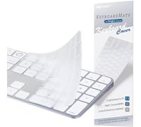 Funda de Teclado para Teclado M4 iMac Magic Keyboard 2024 (Modelo A3119, Touch ID, con tecla numérica), Ultrafina, Protectora y Transparente