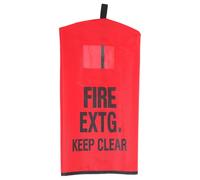 Funda de Tejido Protectora de Exterior para Extintor Incendios Roja