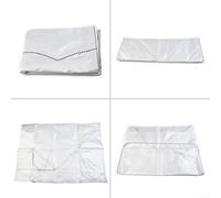 Funda de tela Oxford plateada para lavadora, impermeable y resistente al polvo, perfecta para lavadoras de carga frontal en balcones húmedos (XL)