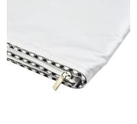 Funda de tela Oxford plateada para lavadora, impermeable y resistente al polvo, perfecta para lavadoras de carga frontal en balcones húmedos (L)