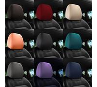 Funda de tela para reposacabezas de coche, camión y SUV con un toque de estilo (azul oscuro)