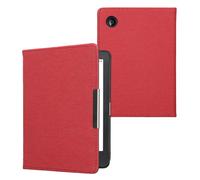 kwmobile Carcasa Compatible con Kobo Clara BW/Colour - Funda para Libro electrónico de Tela Vaquera con Solapa y Cierre de imán