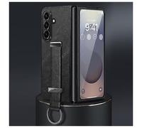 Funda de teléfono a prueba de golpes con textura de cuero híbrido para Sulada Pc para Samsung Galaxy Z Fold7