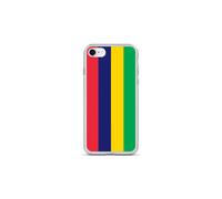 Funda de Teléfono - Bandera de Isla Mauricio - Compatible con iPhone SE - Funda Flexible - Resistente y Antichoque - Silicona - Pixelforma