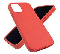 Funda de teléfono biodegradable LOAM & LORE para iPhone 14, ecológica sin plástico, compostable a base de plantas, premium sin residuos (rojo)