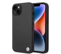 Funda De Teléfono Case iPhone 14 BMW MagSafe Compatible De Cuero Verdadero Negra