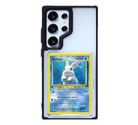 Funda de teléfono coleccionable para Samsung | PTCG/visualización de imágenes y fundas | Compatible con tarjetas PTCG, Sports, One Piece, Magic (negro, Samsung Galaxy S25 Plus)
