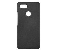 Funda de teléfono con patrón de cuero y tela, anticaídas, compatible con Google Pixel 3 (negro)