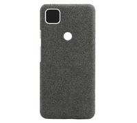 Funda de teléfono con patrón de tela, funda de cuero, funda protectora anticaídas para Google Pixel 4A (gris)
