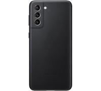 Funda De Teléfono De Cuero Oficial Samsung Galaxy S21+ Plus 5G - Negra