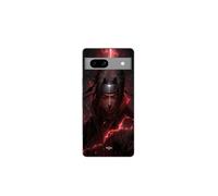 Funda de teléfono - MANIACASE - Google Pixel 7a - Silicona - Negro - Itachi Uchiwa Anime 3D