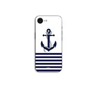 Funda de teléfono - MANIACASE - iPhone 16E - Silicona TPU - Flexible - Ancla marino