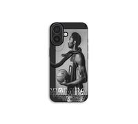 Funda de teléfono - MANIACASE - iPhone 17 - Silicona TPU - Mentalidad negra mamba de la NBA - Flexible