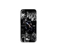 Funda de teléfono - MANIACASE - iPhone 17e - Silicona TPU - Negro - Michael Jackson Forever King