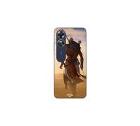 Funda de teléfono - MANIACASE - Oppo A17 - Silicona TPU - Negro - Soldado de Assassin's Creed