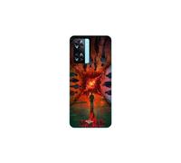 Funda de teléfono - MANIACASE - Oppo A57s 4G - Silicona TPU - Diseño Stranger Things - Negro