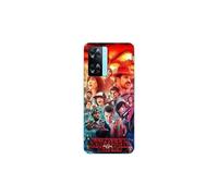 Funda de teléfono - MANIACASE - Oppo A57s 4G - Silicona TPU - Negro - Stranger Things