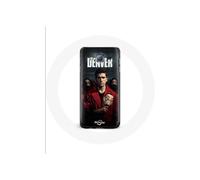 Funda de teléfono - MANIACASE - Samsung Galaxy A3 - Flexible - Negro/Rojo - Funda Denver