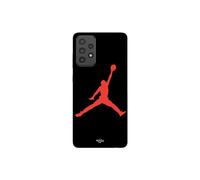 Funda de teléfono - MANIACASE - Samsung Galaxy A33 5G - Logo de Jordan 23 - Silicona TPU - Rojo