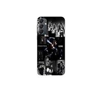 Funda de teléfono - MANIACASE - Samsung Galaxy A34 - Silicona - Negra - Michael Jackson