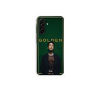Funda de teléfono - MANIACASE - Samsung Galaxy A37 - Silicona TPU - Negro - Golden Jungkook BTS
