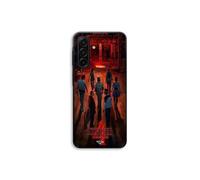 Funda de teléfono - MANIACASE - Samsung Galaxy A37 - Silicona TPU - Negro - Stranger Things S4