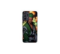 Funda de teléfono - MANIACASE - Samsung Galaxy A53 5g - One piece Zoro - Arte 3D - Silicona negra