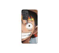 Funda de teléfono - MANIACASE - Samsung Galaxy A53 - Silicona TPU - Negro - Monkey D.Luffy One Piece