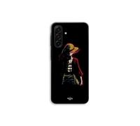 Funda de teléfono - MANIACASE - Samsung Galaxy A57 - Silicona TPU - One Piece (Luffy) - Negro