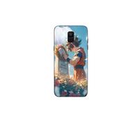 Funda de teléfono - MANIACASE - Samsung Galaxy A6 2018 - Akira Toriyama Son Goku - Silicona - Negro