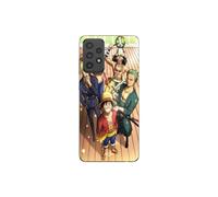 Funda de teléfono - MANIACASE - Samsung Galaxy A72 - Silicona - Negro - Manga anime One piece