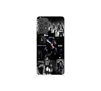 Funda de teléfono - MANIACASE - Samsung Galaxy A72 - Silicona - Negro - Michael Jackson Forever King