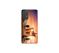 Funda de teléfono - MANIACASE - Samsung Galaxy A72 - Silicona - Negro - One Piece