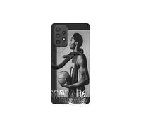 Funda de teléfono - MANIACASE - Samsung Galaxy A73 - Silicona - Negro - Mentalidad mamba negra de la NBA