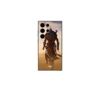Funda de teléfono - MANIACASE - Samsung Galaxy S24 Ultra - Silicona TPU - Negro - Soldado de Assassin's Creed