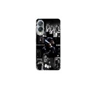 Funda de teléfono - Maniacase - Samsung Galaxy S25 Edge - Silicona - Negro - Michael Jackson Forever King