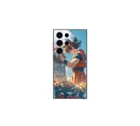Funda de teléfono - MANIACASE - Samsung Galaxy S25 Ultra - Silicona TPU - Akira Toriyama Son Goku - Negro