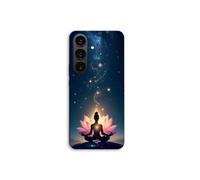 Funda de teléfono - MANIACASE - Samsung Galaxy S26 - Silicona TPU - Negro - Mediación despertar espiritual