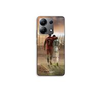 Funda de teléfono - MANIACASE - Xiaomi Redmi Note 13 4G - Negro - Silicona TPU - Cristiano Ronaldo Messi Goat