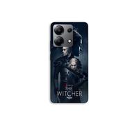 Funda de teléfono - MANIACASE - Xiaomi Redmi Note 13 4G - Silicona TPU - Negro - The Witcher (Geralt, Yennefer, Ciri)