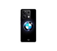 Funda de teléfono - MANIACASE - Xiaomi Redmi Note 13 5G - Silicona TPU - Logo M de BMW luminoso - Carbón