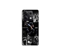 Funda de teléfono - MANIACASE - Xiaomi Redmi Note 13 5G - Silicona TPU - Negro - Michael Jackson Forever King
